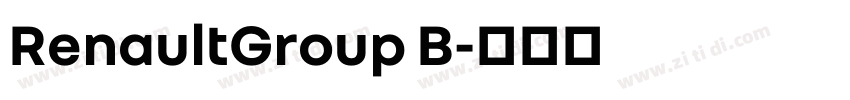 RenaultGroup B字体转换
